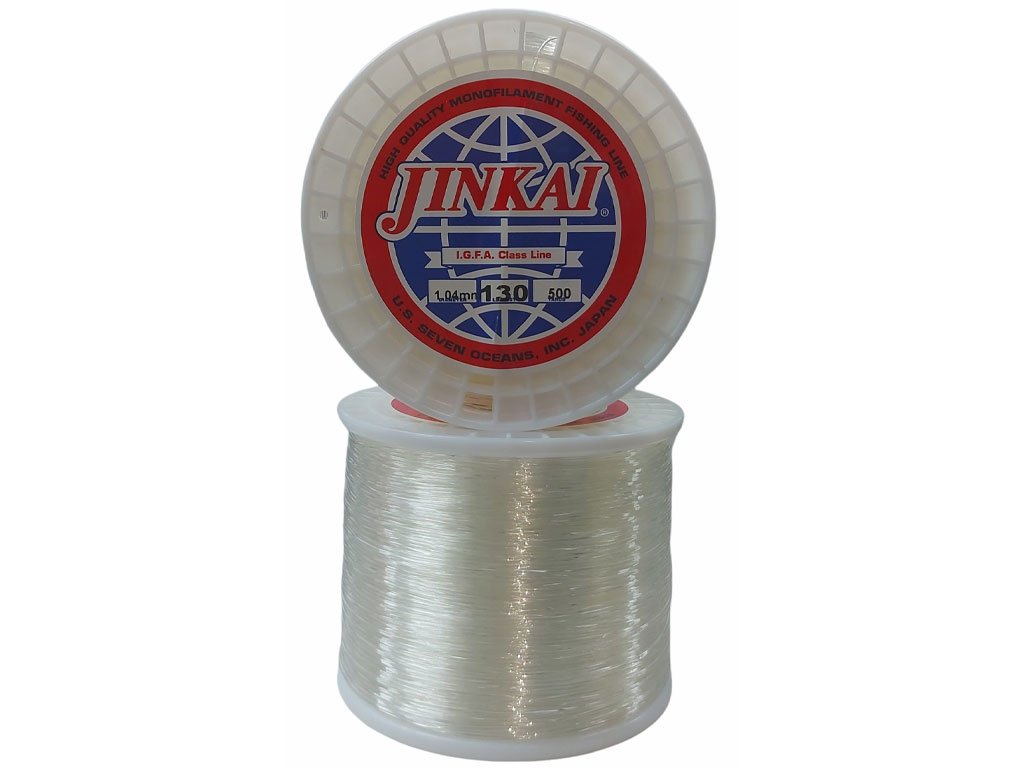 Jinkai I.G.F.A. Fishing Line 500YD Clear 130lb, 1.04mm