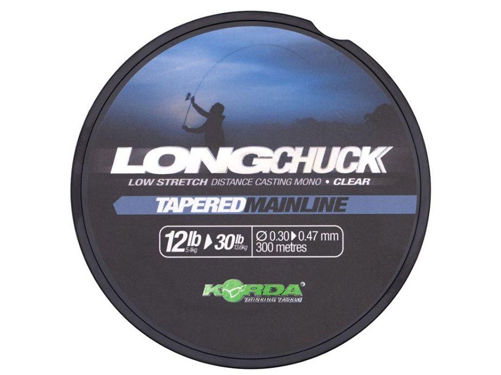 Korda Long Chuck Tapered Mainline 300m, 12-30lb, 0.30-0.47mm