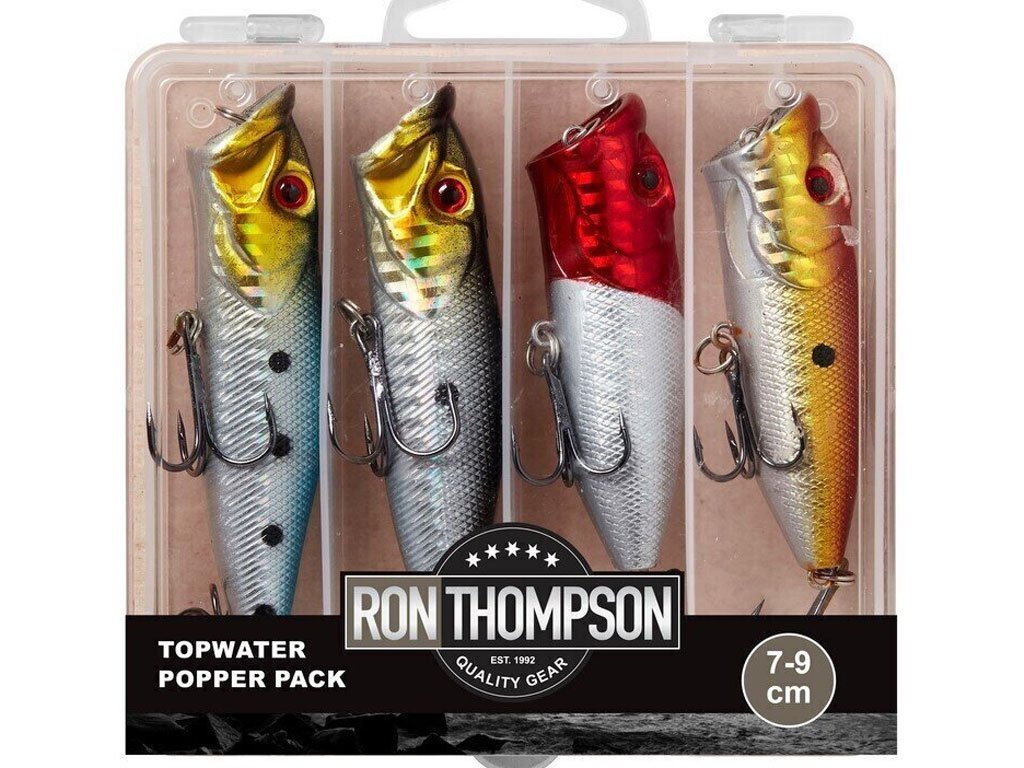 DAM Topwater Popper Pack 7-9cm, 11-13g, 4pcs