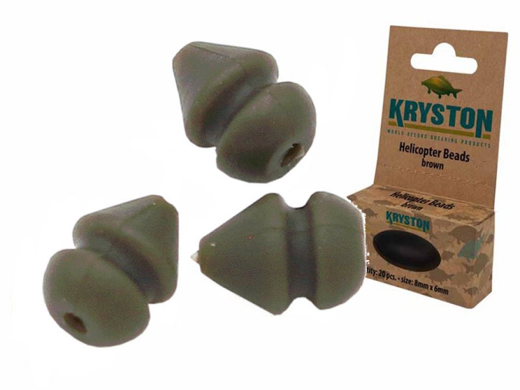 Kryston Helicopter Beads Weed 8x6mm