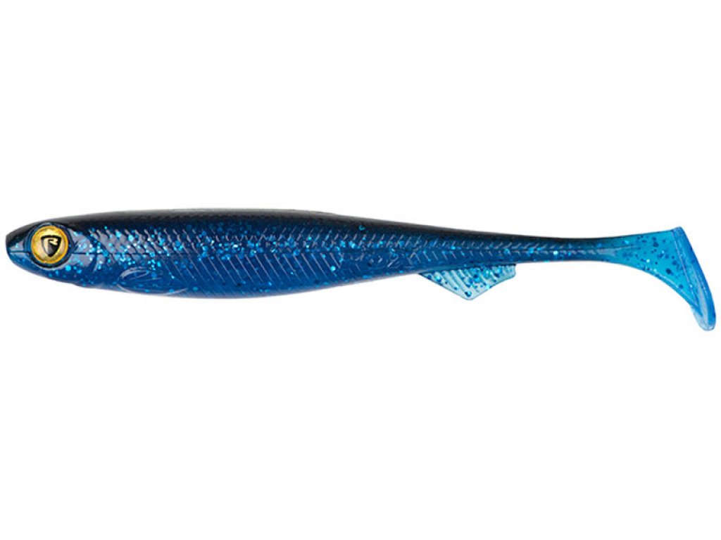 Fox Rage Slick Shad 13cm UV Blue Flash