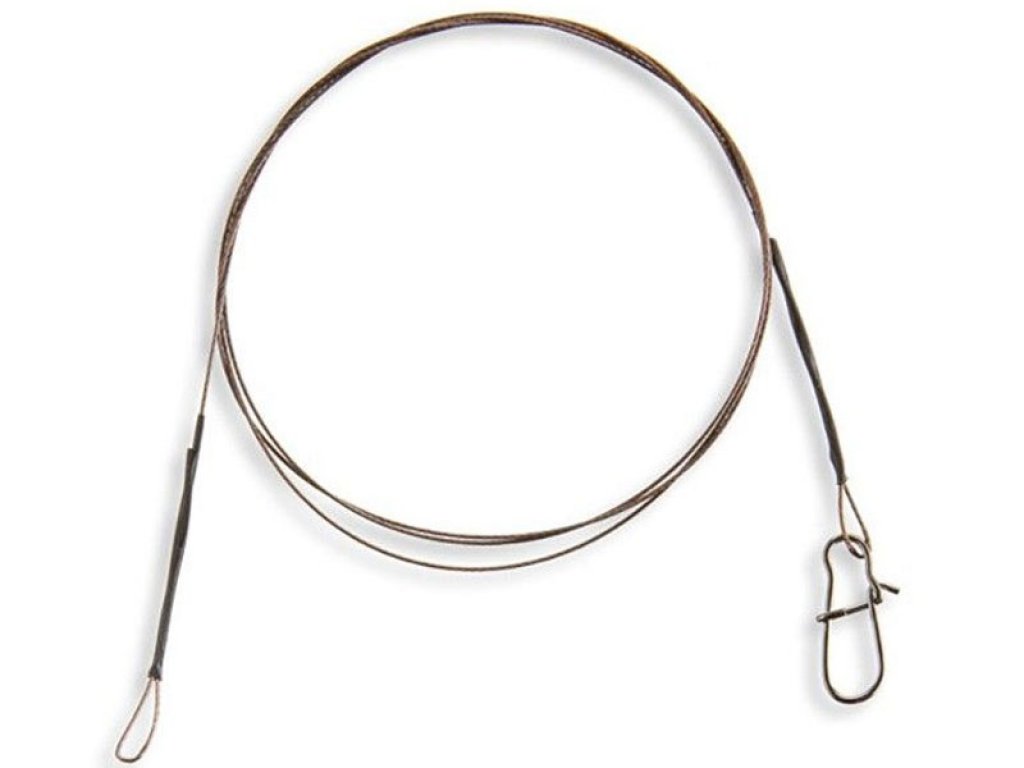 Cormoran 1x7 Wire Leader Brown 50cm, 15kg, 2pcs