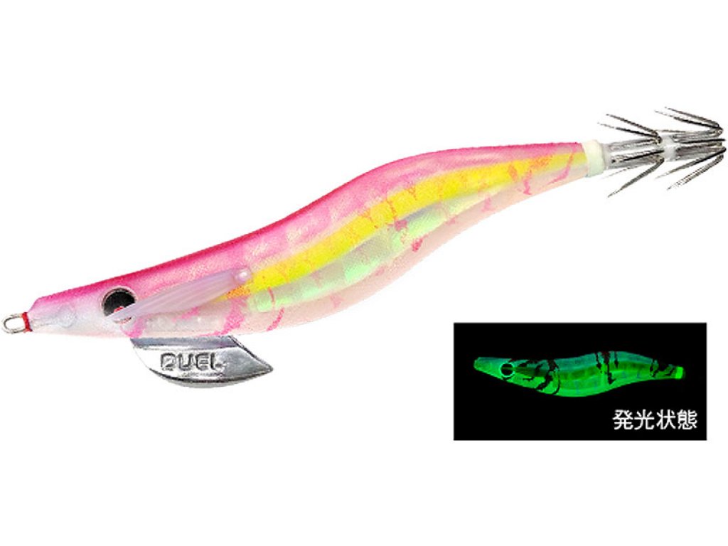 Duel Hardcore Squid Jig LQ Lens Egi 3.5 GLOP