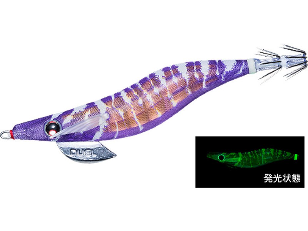 Duel Hardcore Squid Jig LQ Lens Egi 3.5 GLPB