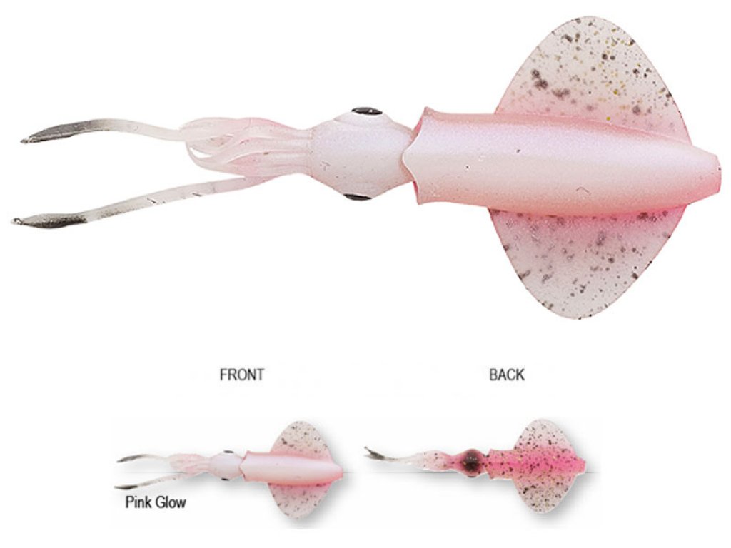 Savage Gear Swim Squid LRF 5cm, 0.8g Pink Glow 5pcs