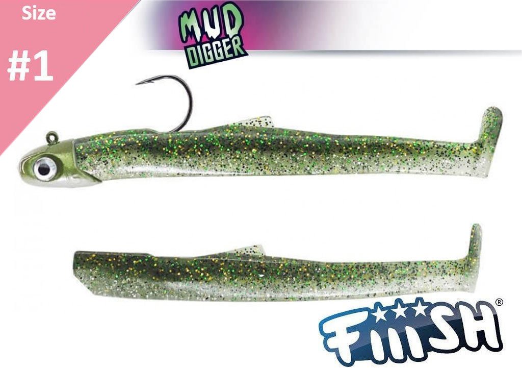 Fiiish Mud Digger 65 MD1452 Combo Medium 4g Ghost Minnow + Body