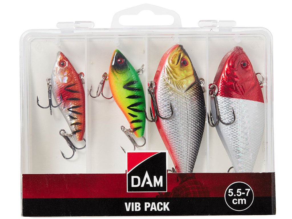 DAM Vib Pack Inc. Box 5.5-7cm, 6.5-13g Mixed