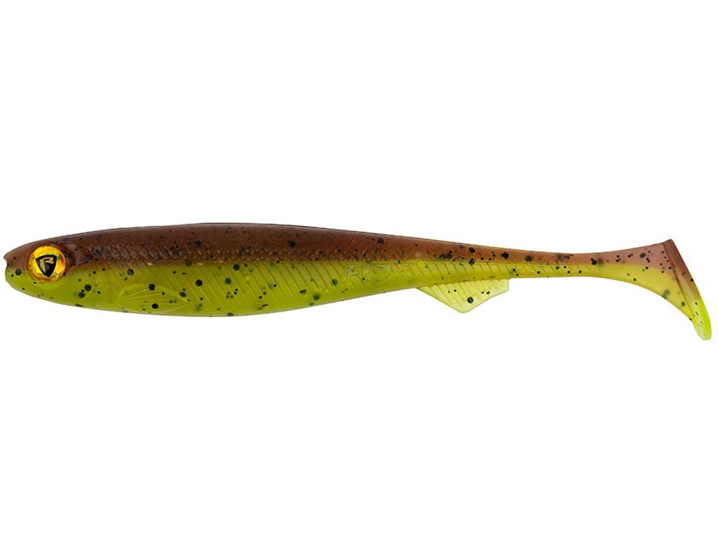 Fox Rage Slick Shad 11cm UV Green Pumpkin