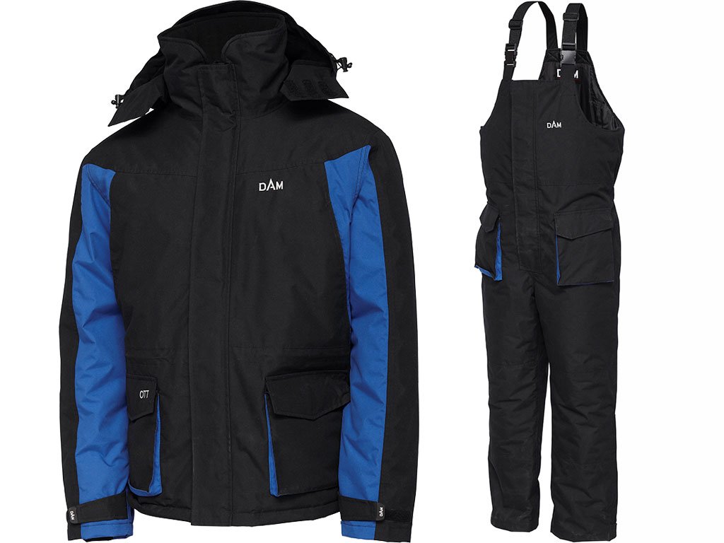 DAM O.T.T. Thermal Suit Black Night/Blue L
