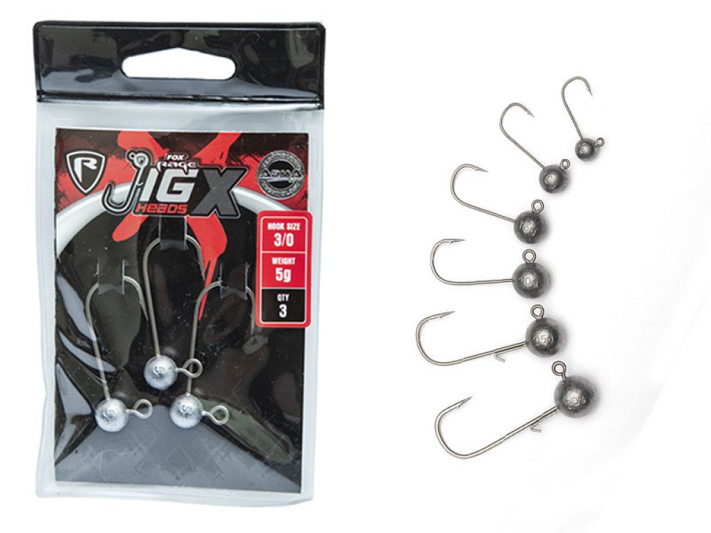 Fox Rage JigHead X 3/0, 10g, 3pcs