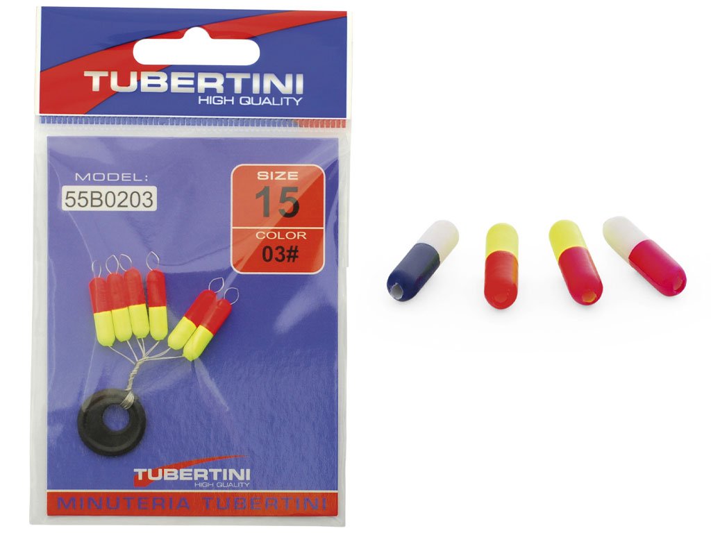 Tubertini Cylindrical Flotter 55B02 02, 6pcs