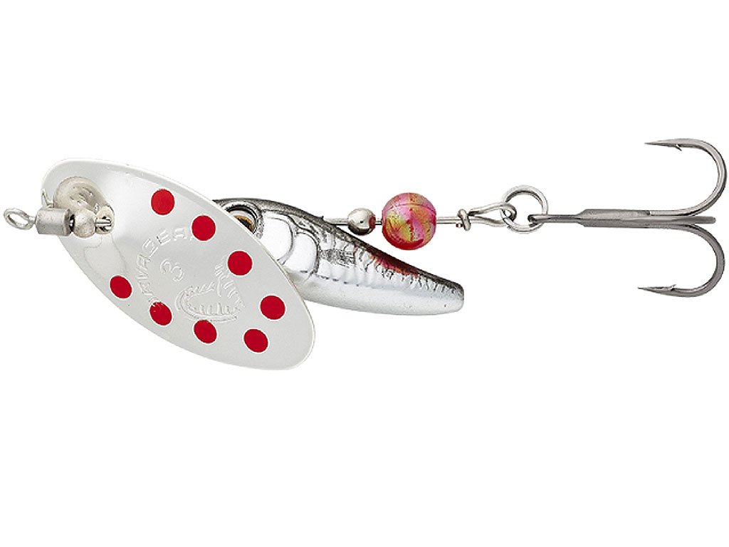 Savage Gear Sticklebait Spinner #3 9.1g S Dirty Silver Red