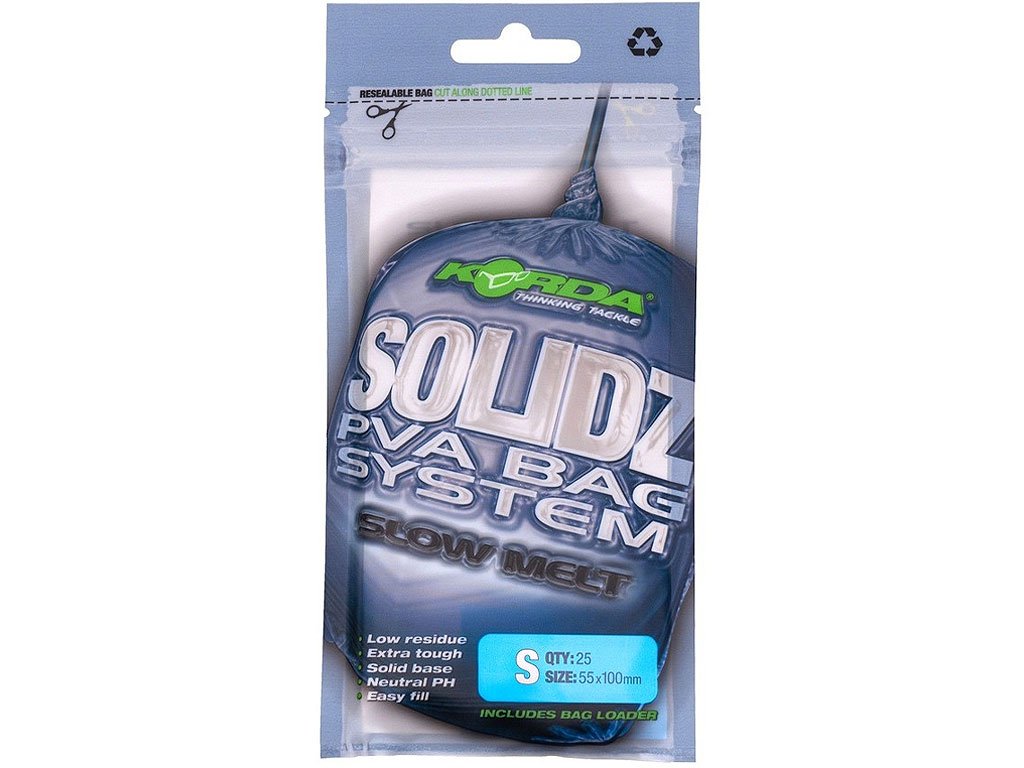 Korda Solidz Slow Melt PVA Bags S