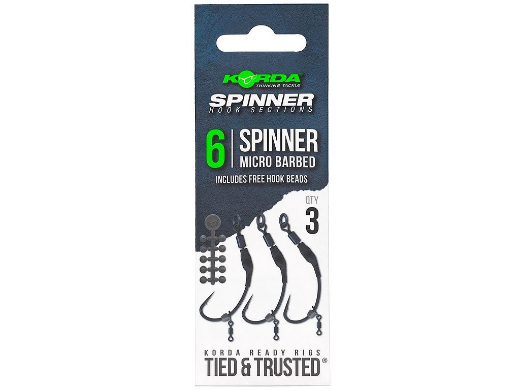 Korda Spinner Hook Micro Barbed 6