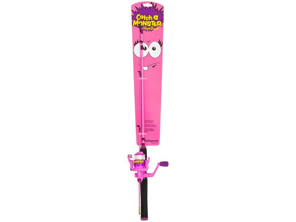 Shakespeare Catch a Monster Spin Combo Pink 1.40m, 12-26g