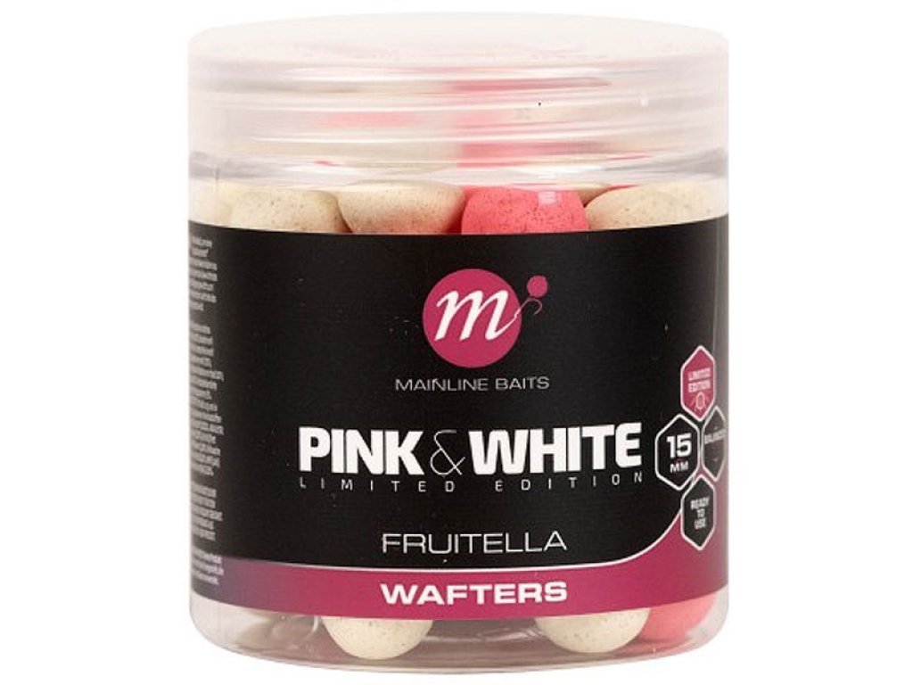 Mainline Fluro Pink&White Wafters Fruitella 15mm