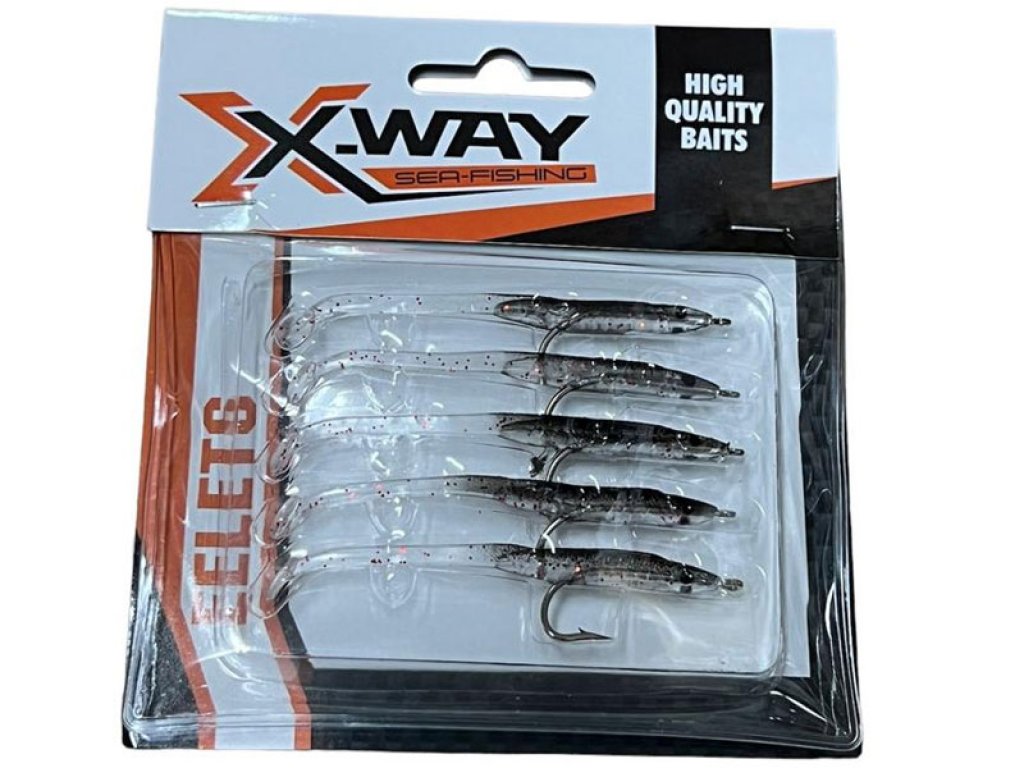 Kali Kunnan X-Way Eelet 90mm, 5pcs Silver Black Blue