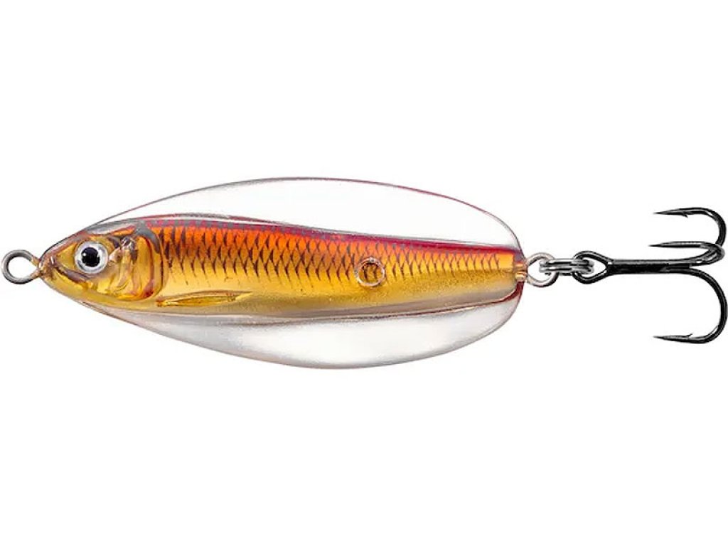 LiveTarget Erratic Shiner Spoon 60mm, 14g Gold/Red