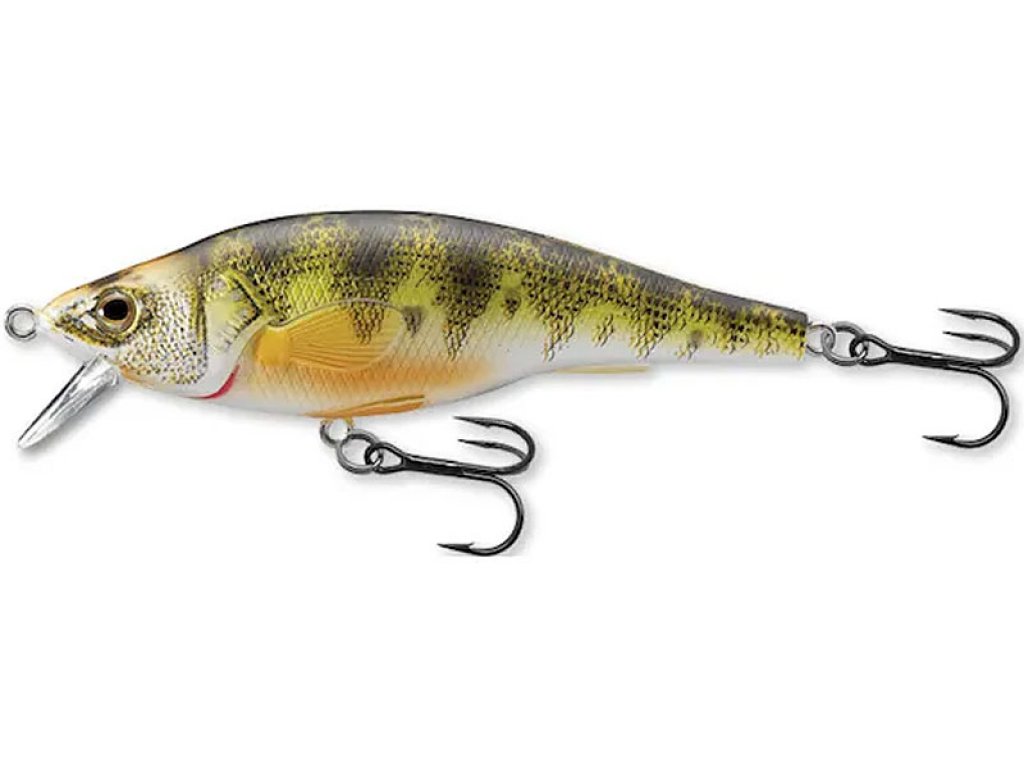 LiveTarget Yellow Perch Jerkbait 73mm, 11g Natural/Matte