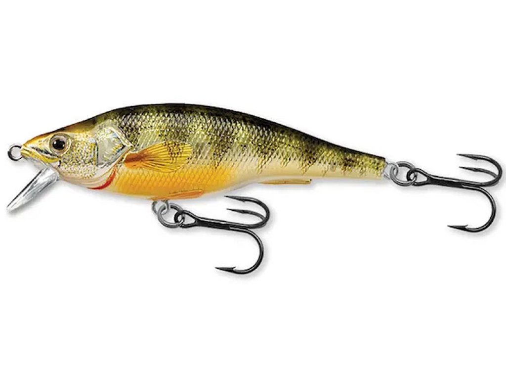 LiveTarget Yellow Perch Jerkbait 73mm, 11g Metallic/Gloss