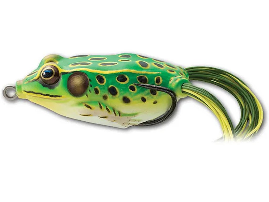 LiveTarget Hollow Body Frog 65mm, 21g Floroscent Green/Yellow