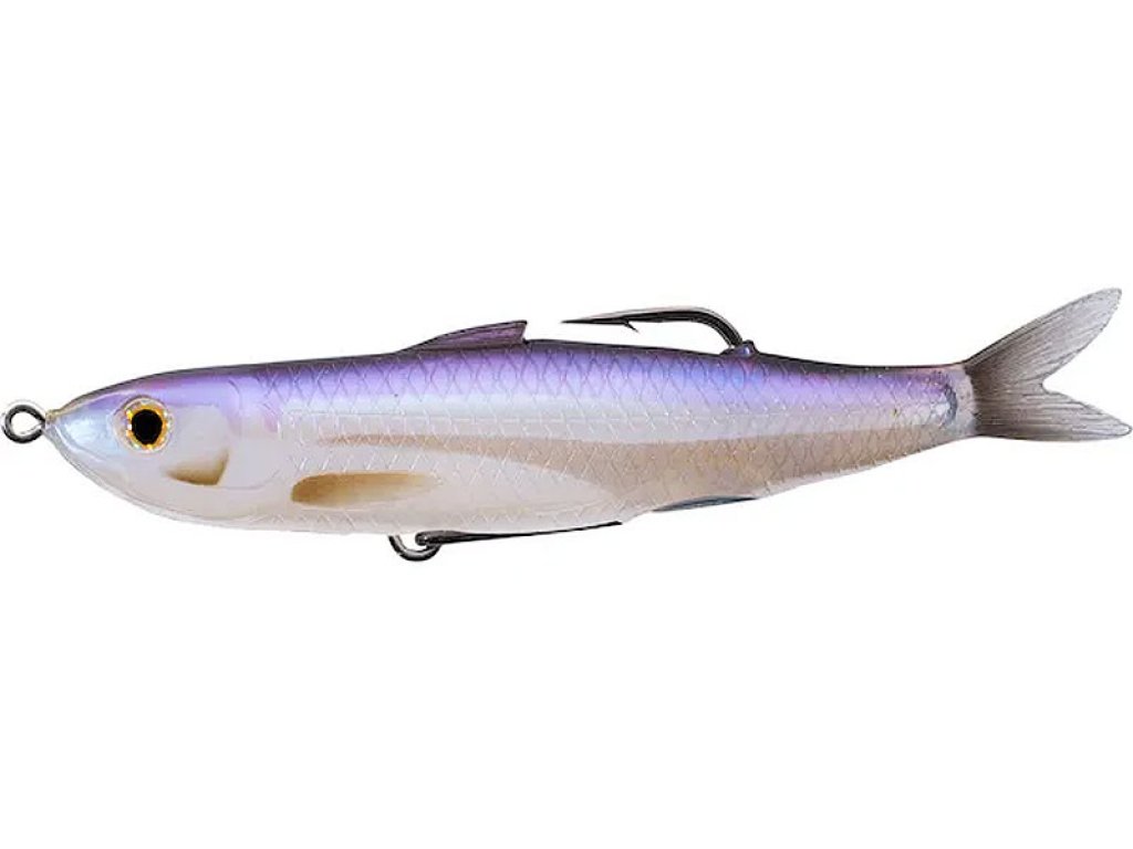 LiveTarget Hollow Body Shiner 115mm, 14g Violet Ghost Shiner