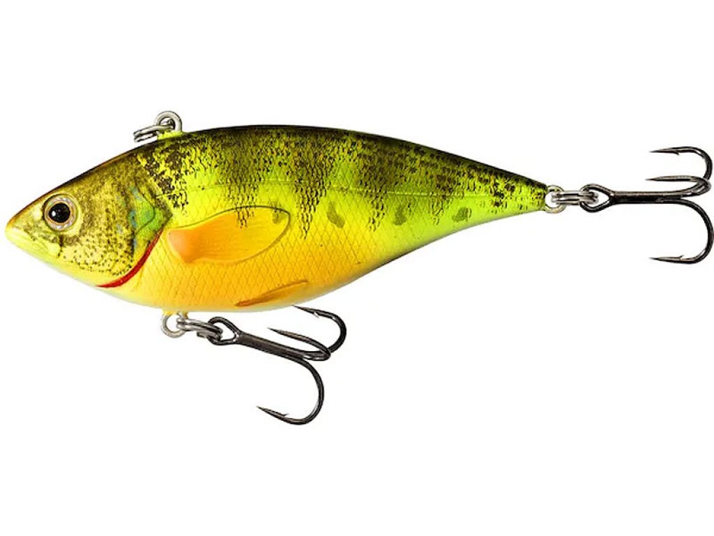 LiveTarget Yellow Perch Rattlebait 60mm, 11g Florescent/UV