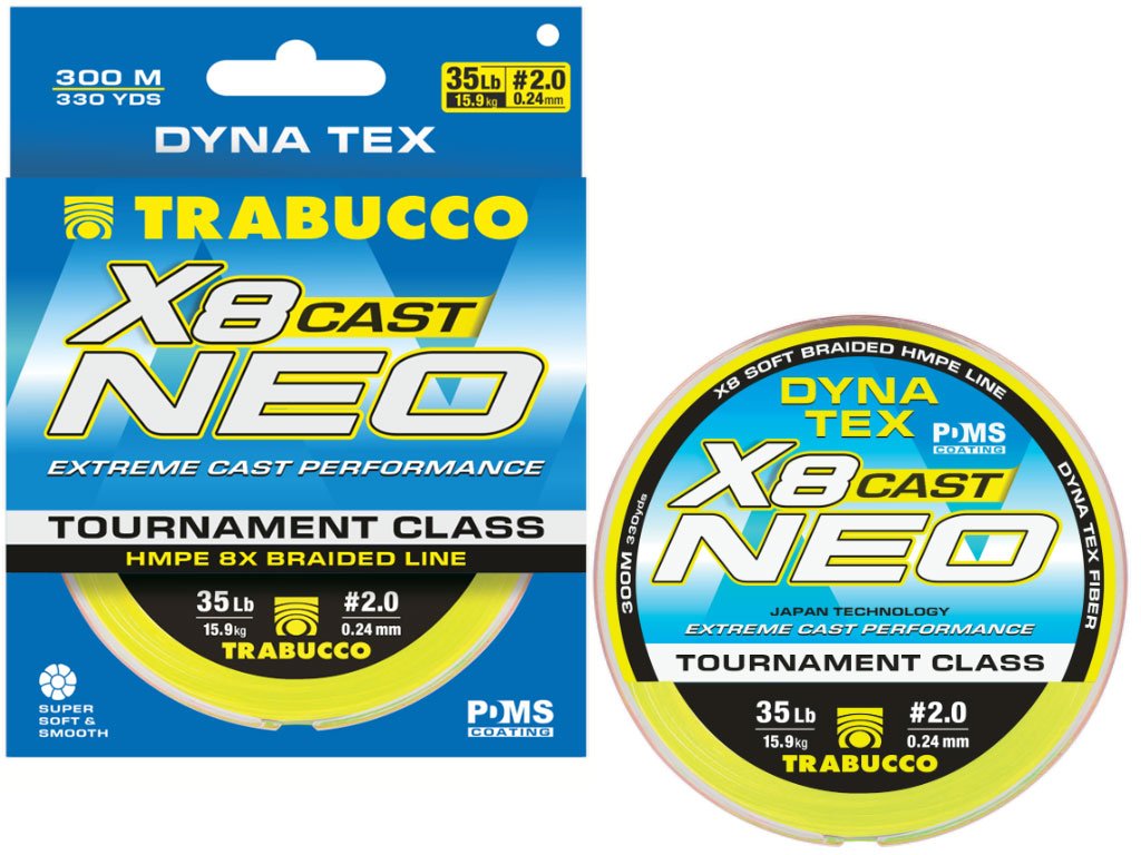 Trabucco Neo X8 Cast Yellow 150m, 0.165mm, 18lb