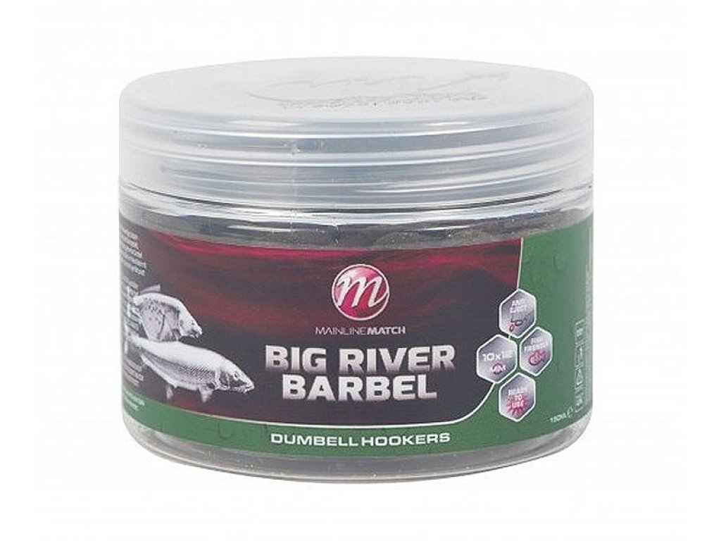 Mainline Big River Barbel Dumbell Hookbaits 15x18mm