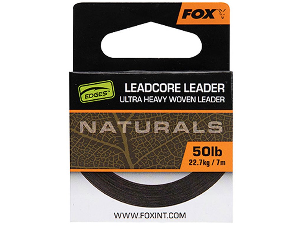 Fox Edges Naturals Leadcore 7m, 50lb