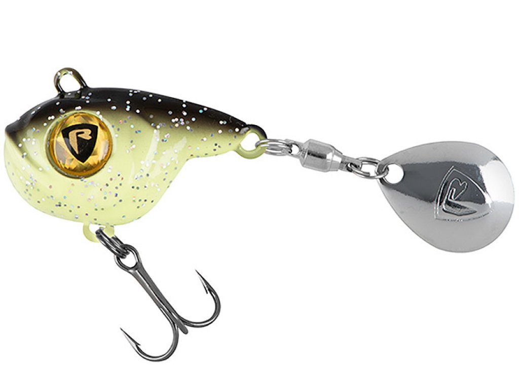 Fox Ultra UV Big Eye Spin 20g Black & Gold