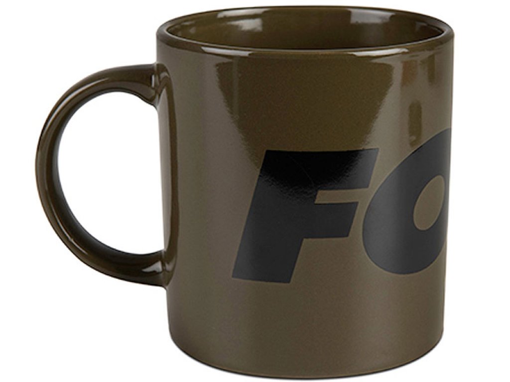 Fox Ceramic Mug Logo Green/Black 350ml