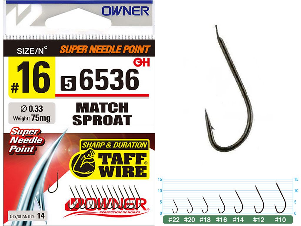 Owner 56536 Match Sproat Brown 16, 14pcs