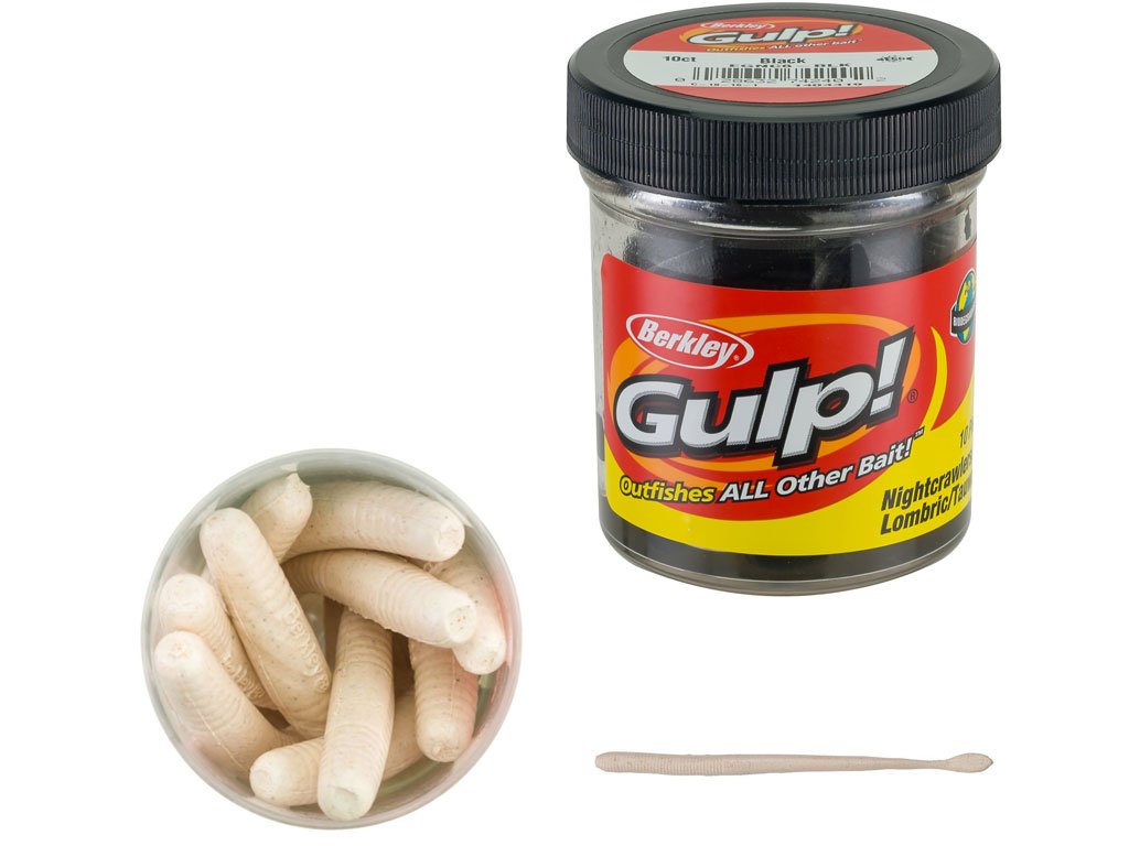 Berkley Gulp Nightcrawler 8cm Milky White 10pcs