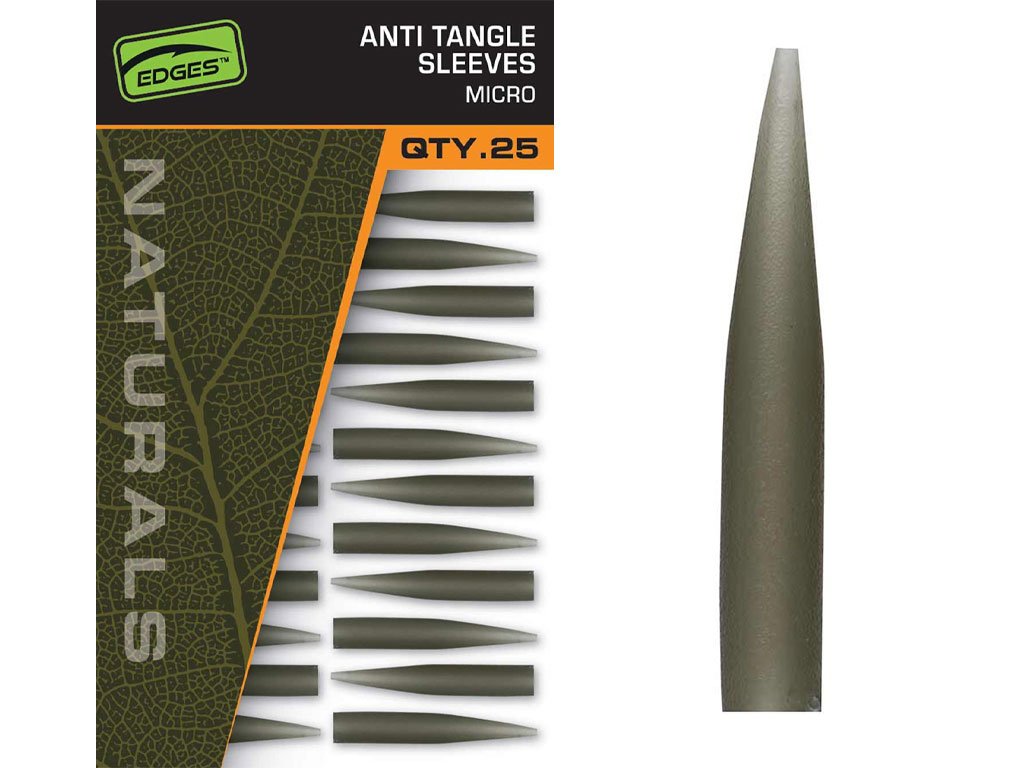 Fox Edges Naturals Anti Tangle Sleeve Micro 25pcs