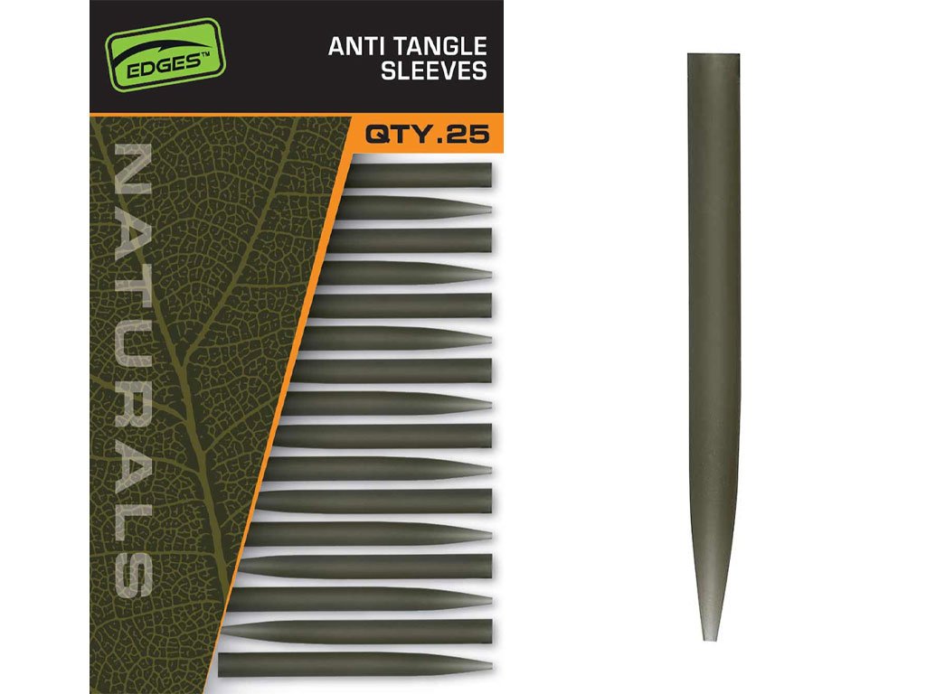 Fox Edges Naturals Size Anti Tangle Sleeves 25pcs
