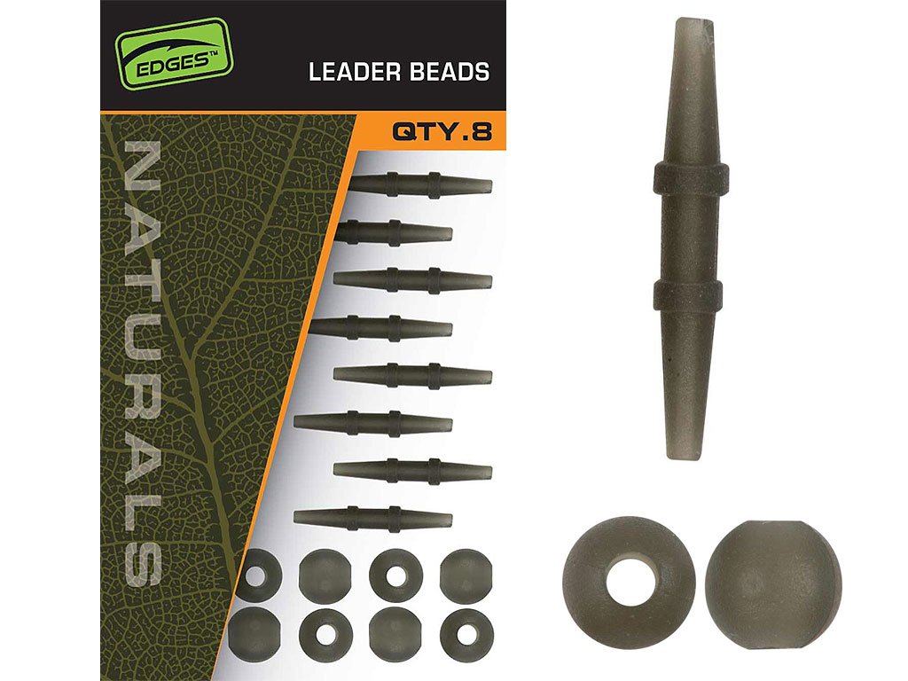 Fox Edges Naturals Leader Bead Kit 8pcs