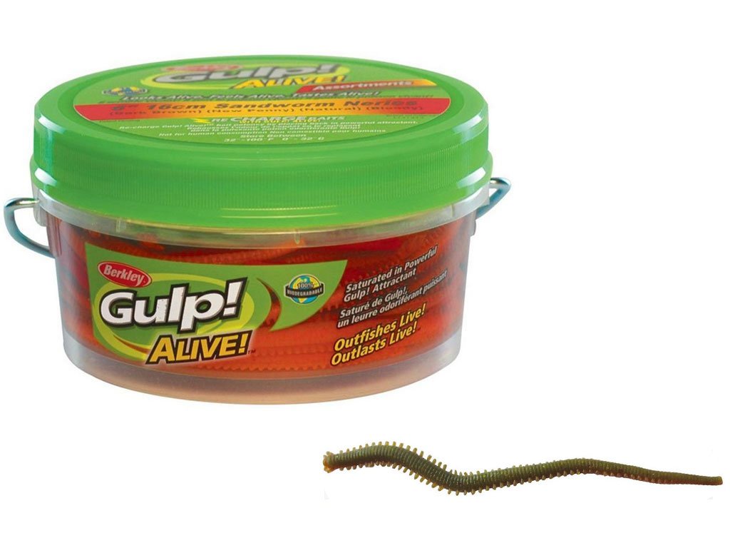 Berkley Gulp Alive Nereis 15cm Camo 14pcs