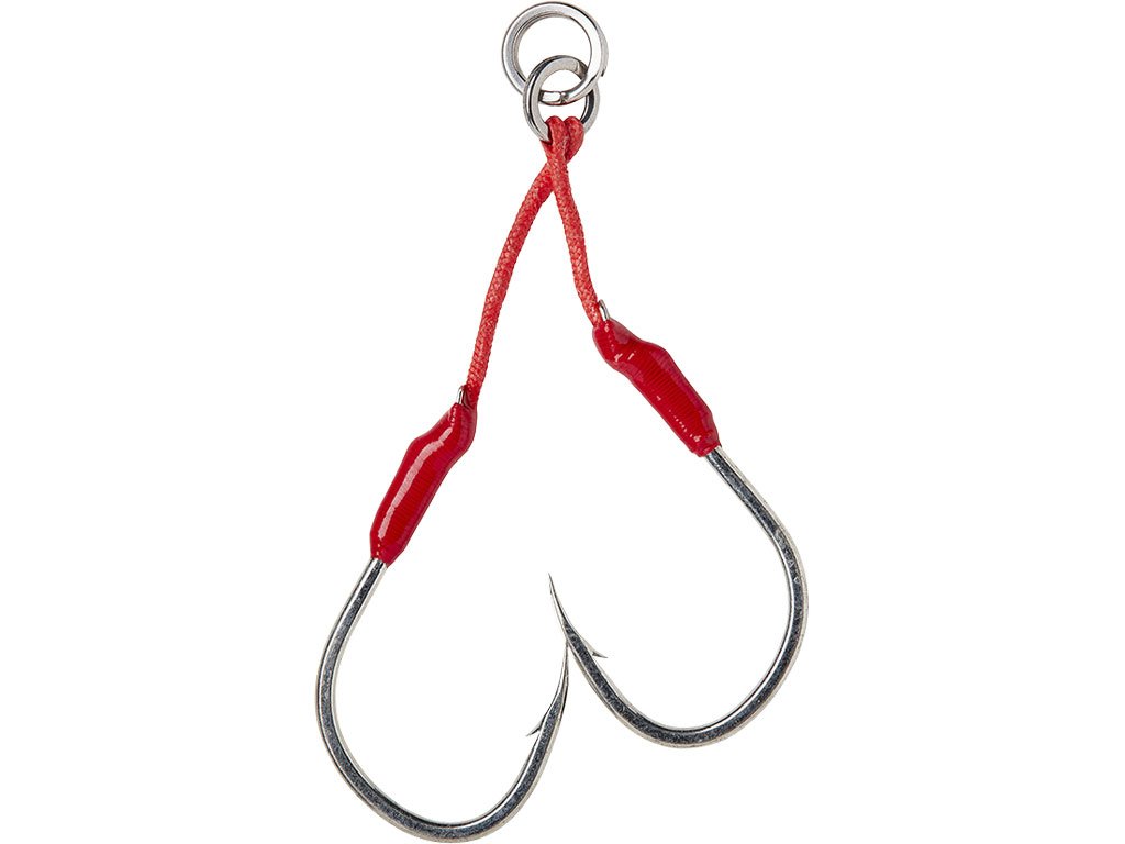 Savage Gear Bloody Assist Hook J 2/0, 2pcs Double Asymmetric