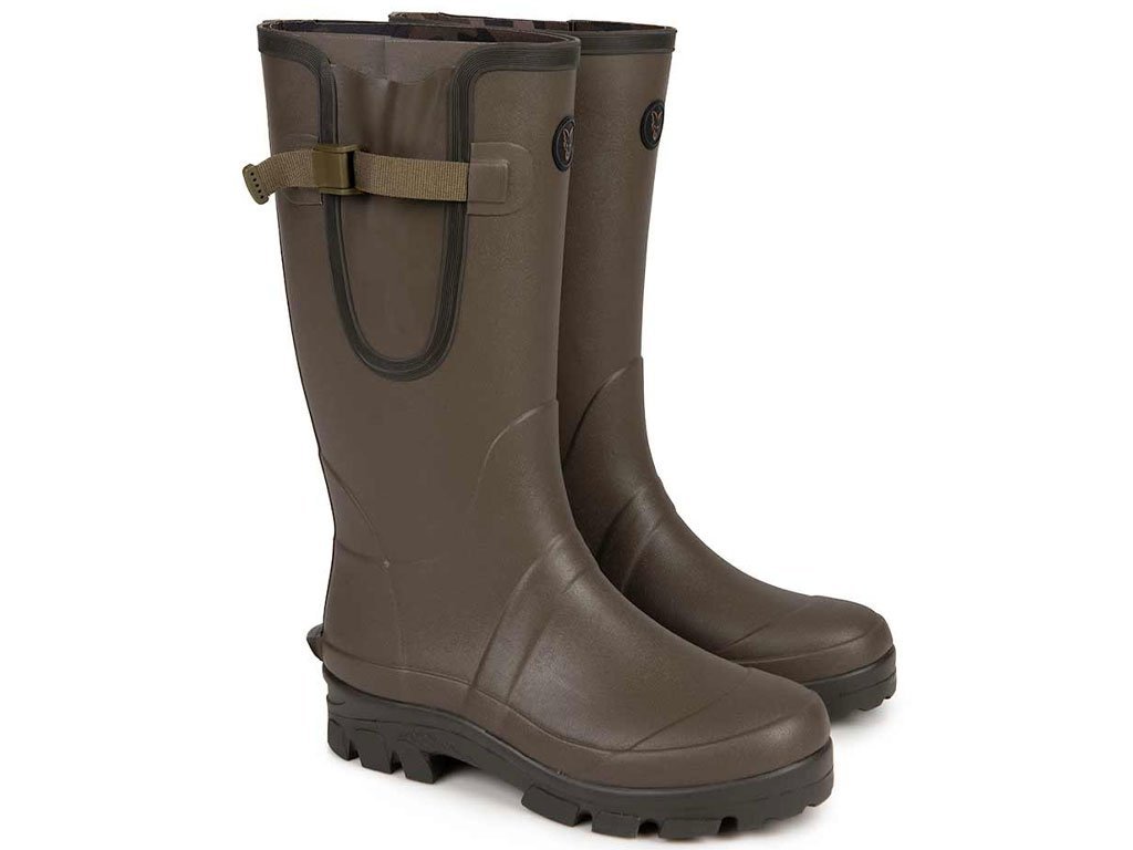 Fox Neoprene Lined Camo/Khaki Wellies Boot 44