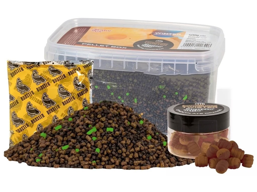 Benzar Mix Winter Pellet Box 400g + Twister 30ml + 150ml Aroma Green Betain