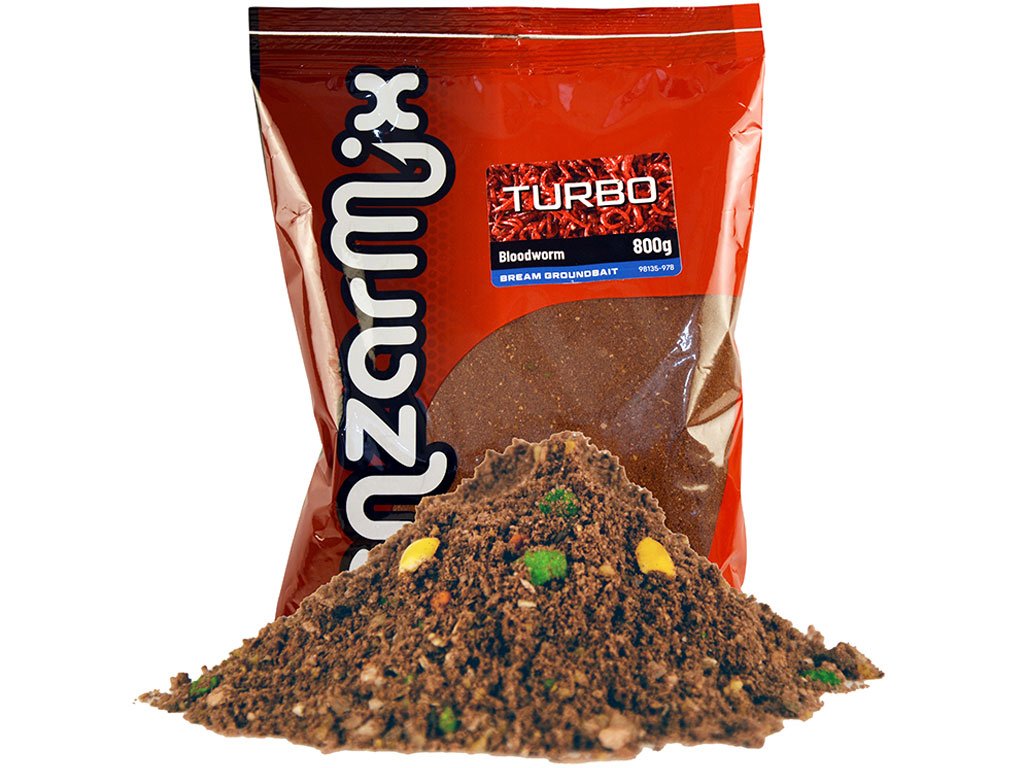 Benzar Mix Turbo Bream Groundbait 800g Bloodworm