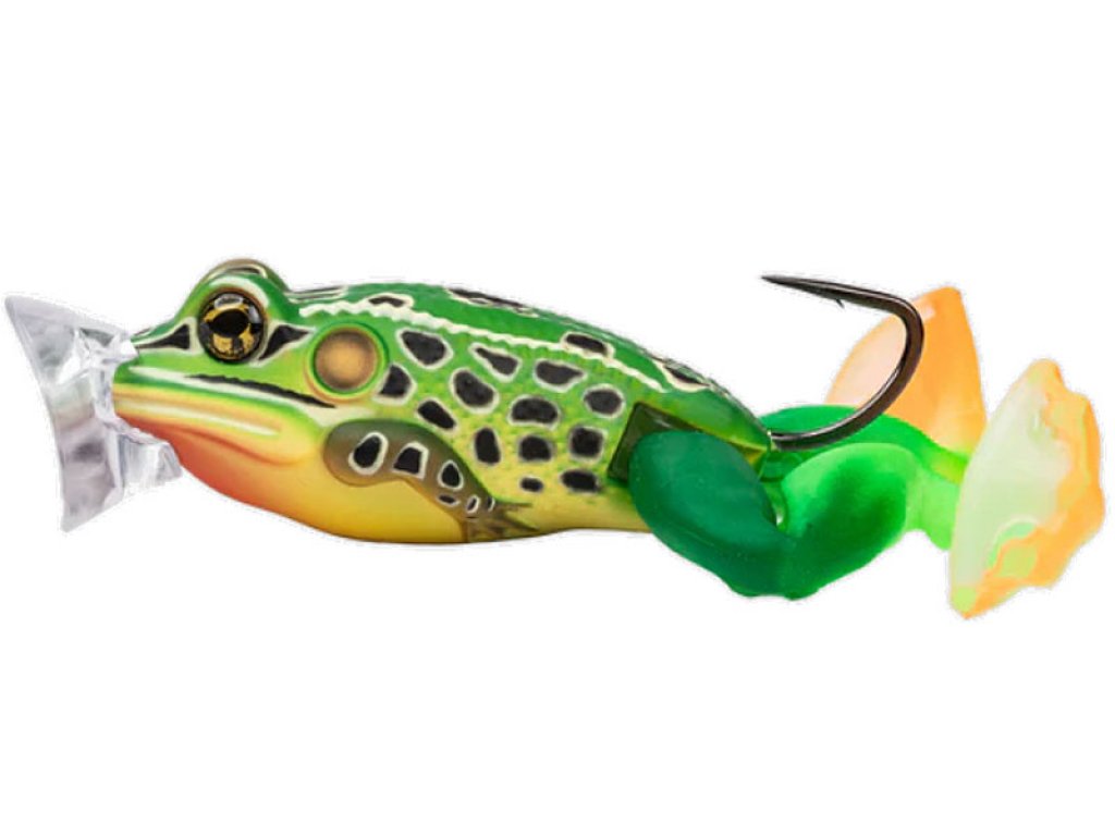 LiveTarget Ultimate Frog Popper 28g, 63mm Emerald/Red