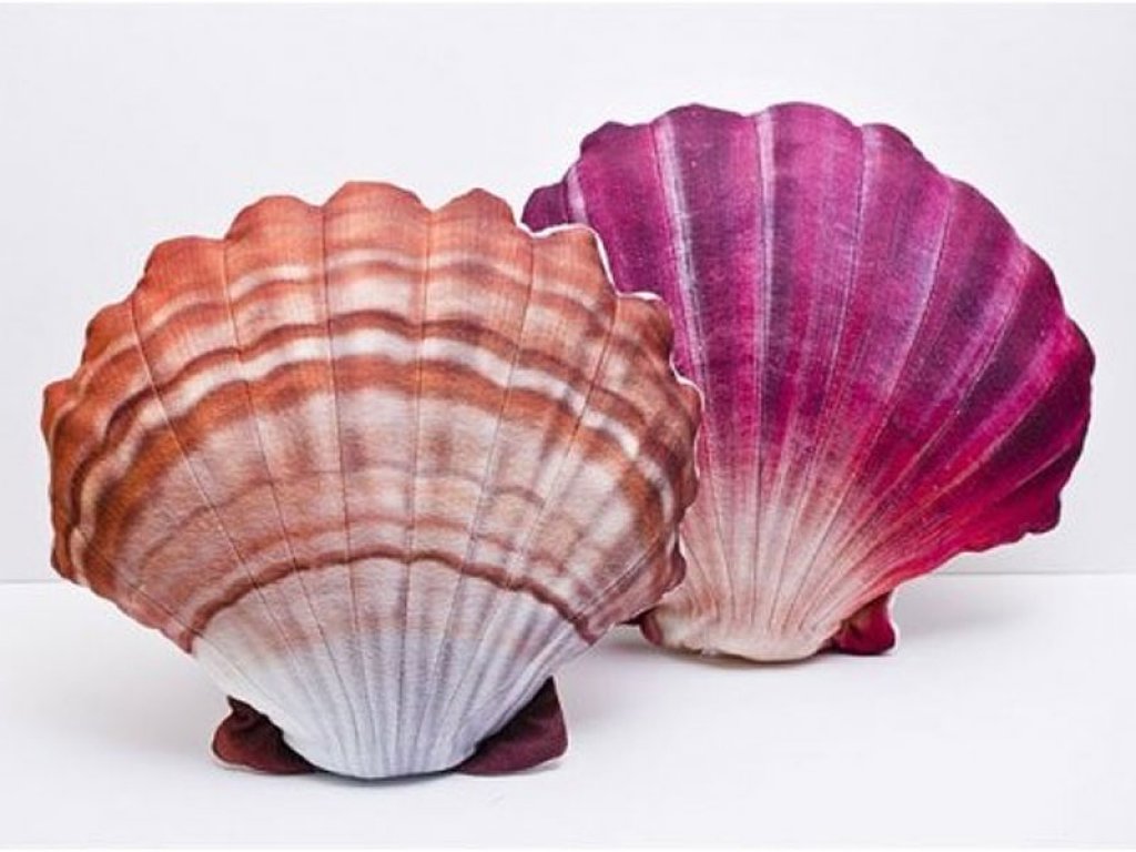 Gaby Scallop Pillow / Jakobova Kapica Narančasta 45cm