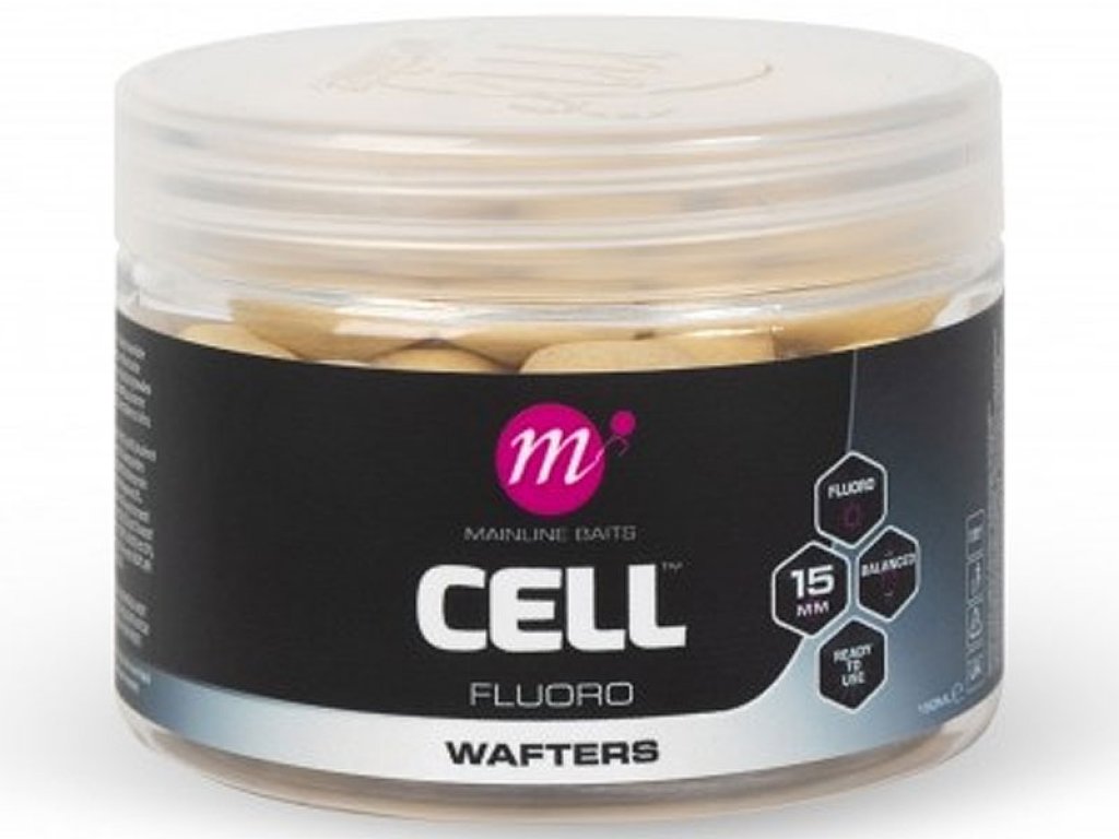 Mainline Baits Fluoro Wafters 15mm Cell White
