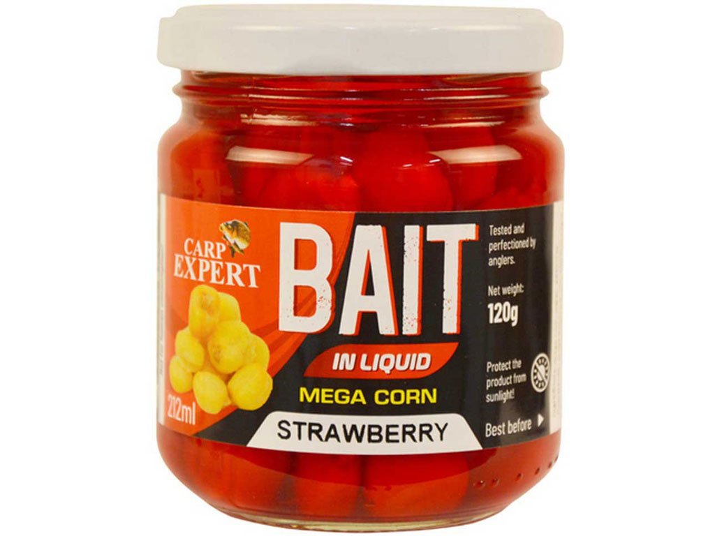 Carp Expert Mega Corn In Liquid 212ml Strawberry