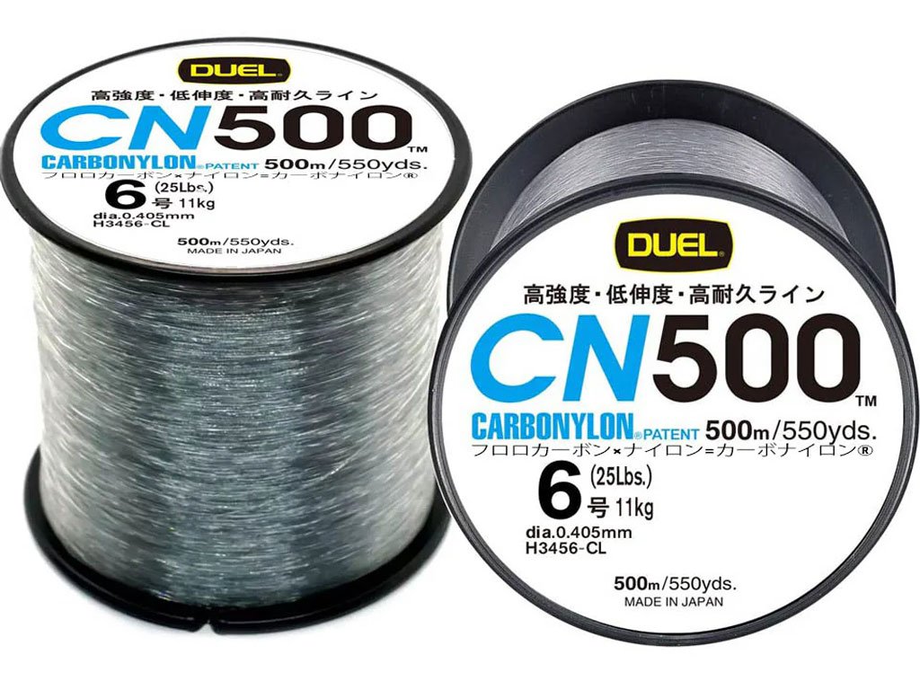 Duel Hardcore CN500 Carbon Nylon Clear 500m, 0.37mm, 9kg