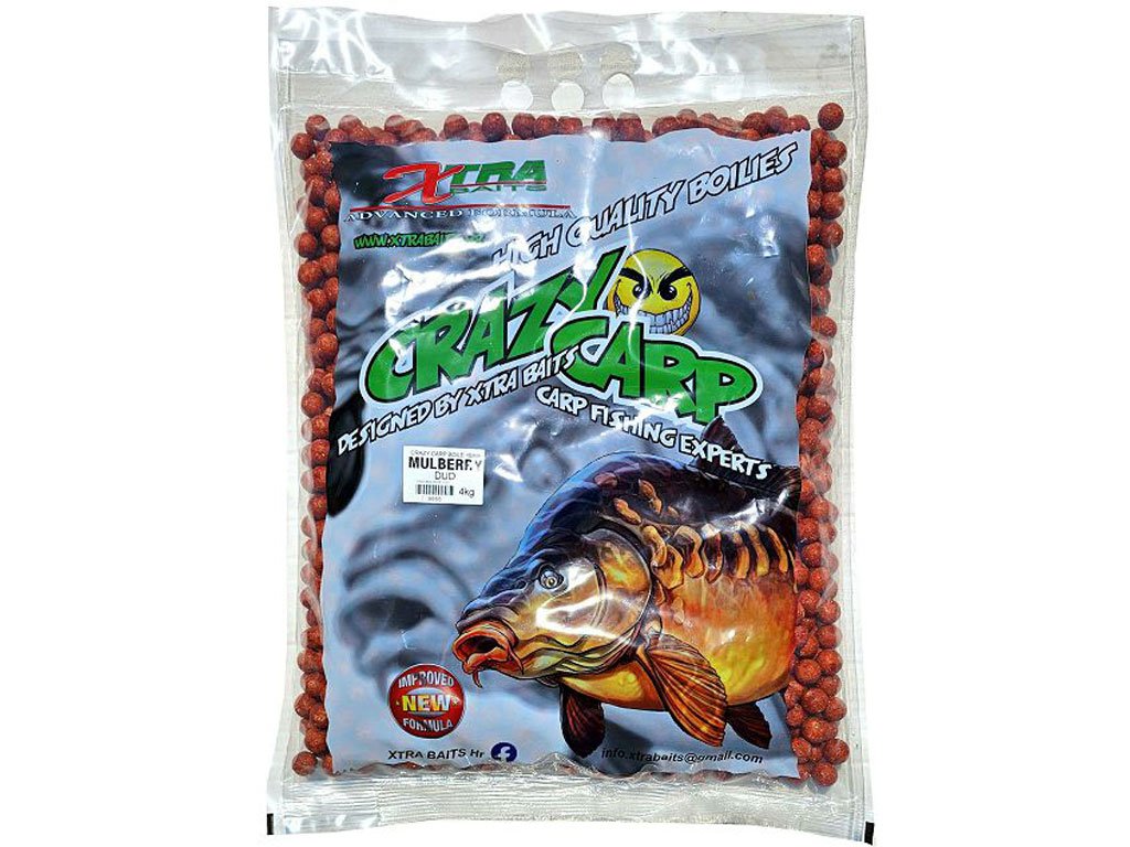 Xtra Baits Crazy Carp Boile 4kg, 16mm Mulberry