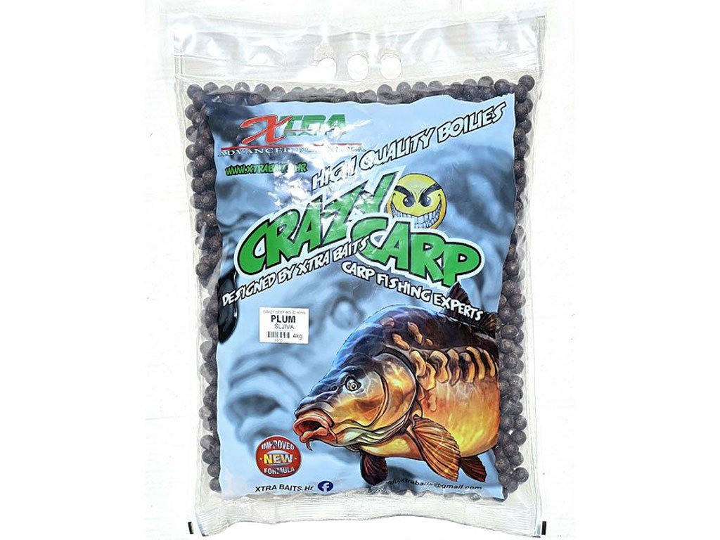 Xtra Baits Crazy Carp Boile 4kg, 16mm Plum