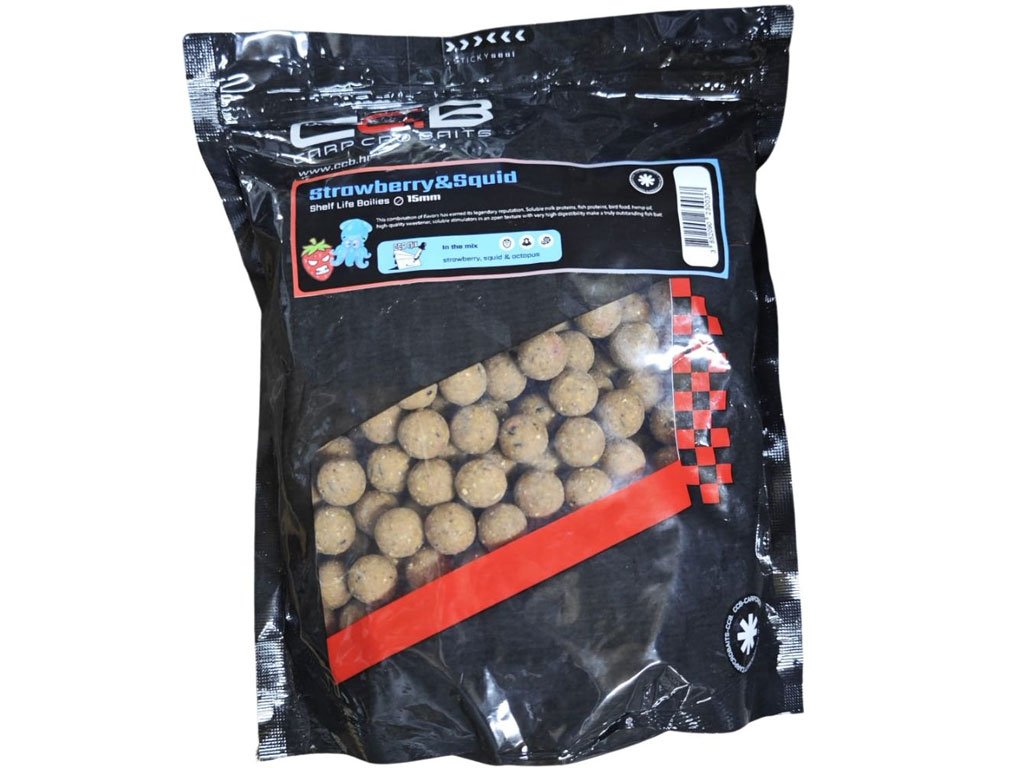 CCB Premium Boile Strawberry & Squid 900g, 15mm